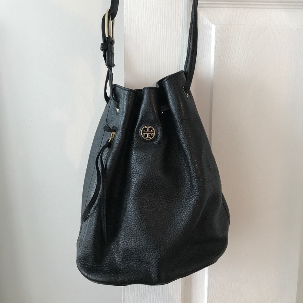 Tory Burch leather bucket bag
